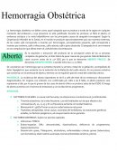 Hemorragia durante embarazo