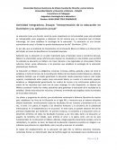 Ensayo: “Interpretación de la educación en Durkheim y su aplicación actual”