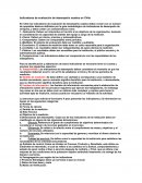 Indicadores de evaluación de desempeño usados en Chile