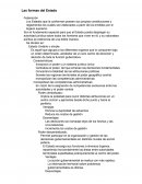Las formas del Estado