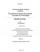ESTUDIO DE CASO PSICOPATOLOGÍA