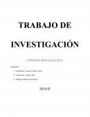 TRABAJO DE INVESTIGACIÓN CONFORT BIOCLIMÁTICO