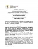 REPÚBLICA DE COLOMBIA RAMA JUDICIAL DEL PODER PÚBLICO