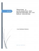 Teorias y activadores del aprendizaje en mi labor docente