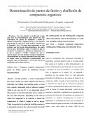 Practica N°1 Determinación de puntos de fusión y ebullición de compuestos orgánicos, Febrero de 2022. Universidad Tecnológica de Pereira – Tecnología Química