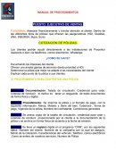 MANUAL DE PROCEDIMIENTOS . PUESTO: EJECUTIVO DE VENTAS