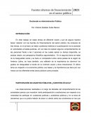 Participación ciudadana ¿un asunto cíclico?