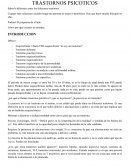 Trastornos psicóticos