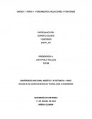 UNIDAD 1: TAREA 1 - FUNDAMENTOS, RELACIONES Y FUNCIONES