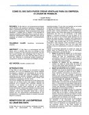 BIG DATA Y SUS BENEFICIOS EN LAS EMPRESAS