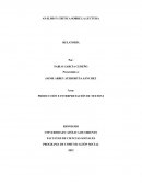 Relatoría sobre la escritura