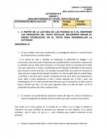 ANALISIS PÁGINAS 82 Y 83 DEL TEXTO ESCOLAR. Página 1