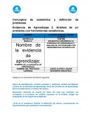 Análisis de un problema con herramientas estadísticas
