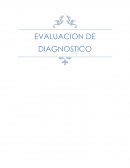 EVALUACION DE DIAGNOSTICO