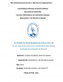 EFECTO DEL COVID-19 EN LA NUTRICIÓN DE ADOLESCENTES FAMILIARES DE ESTUDIANTES DE MEDICINA