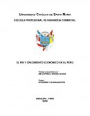 EL PBI Y CRECIMIENTO ECONÓMICO EN EL PERÚ