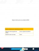 Mejora Continua de una unidad de RRHH