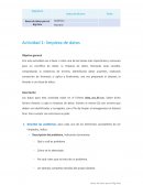 Bases de datos para el Big Data. Actividad 1: limpieza de datos