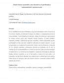 Diseño Interior sustentable como alternativa a la problemática medioambiental Latinoamericana