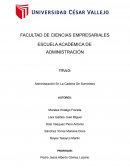 Administración En La Cadena De Suministro