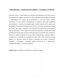 Globalización y transformación política y económica de México