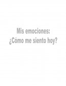 Planificacion didáctica:conociendo mis emociones!