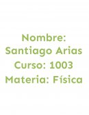FISICA ACTIVIDAD1: MOVIMIENTO