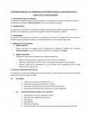 DETERMINACIÓN DE LOS TÉRMINOS DE REFERENCIA PARA LA CONTRATACIÓN DE CONSULTOR DE REINGENIERIA