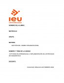 GESTIÓN DEL CAMBIO ORGANIZACIONAL. IMPLEMENTACIÓN DE UN PROCESO DE DIAGNÓSTICO