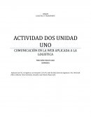 COMUNICACIÓN EN LA WEB APLICADA A LA LOGISTICA