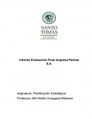 Informe Evaluación Final empresa Partner S.A