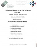 OBSERVACION Y ANALISIS DE PRACTICAS Y CONTEXTOS ESCOLARES