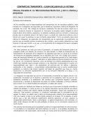 CONTRATO DE TRANSPORTE – CULPA EXCLUSIVA DE LA VÍCTIMA