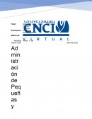 Administración de pequeñas y medianas empresas