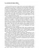 La escisión del objeto fálico