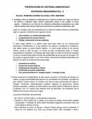 Preservacion de sistemas ambientales