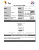 Descripción de cargo Gerente de Sucursal