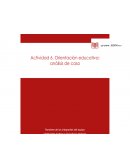 Orientación educativa: análisis de caso