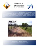 MEJORAMIENTO, MANTENIMIENTO Y CONSERVACIÓN DE LA VIA VEREDA PALESTINA