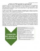 ¿Cómo la FDA aprobó la quimosina?