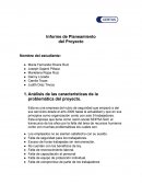 Informe de Planeamiento del Proyecto