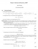 Series de fourier y EDP