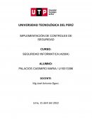 IMPLEMENTACIÓN DE CONTROLES DE SEGURIDAD