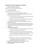 Planeación financiera a largo plazo y crecimiento