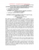 Autobiografías literarias. Relato personal