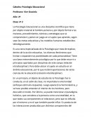 Definición de Psicología Educacional