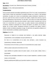 PLANIFICACION SERES VIVOS. Página 1
