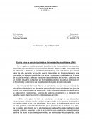 Escrito sobre la caracterización de la universidad nacional abierta