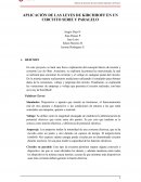 APLICACIÓN DE LAS LEYES DE KIRCHHOFF EN UN CIRCUITO SERIE Y PARALELO
