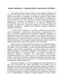 Estadística 2 – Estudios Políticos